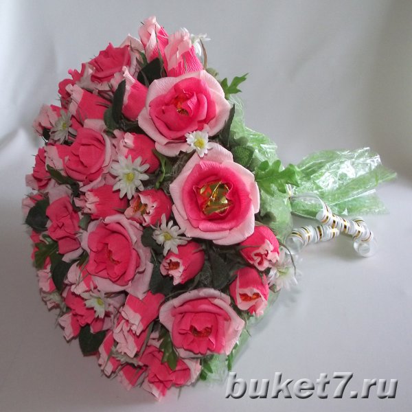 Букет из конфет из роз