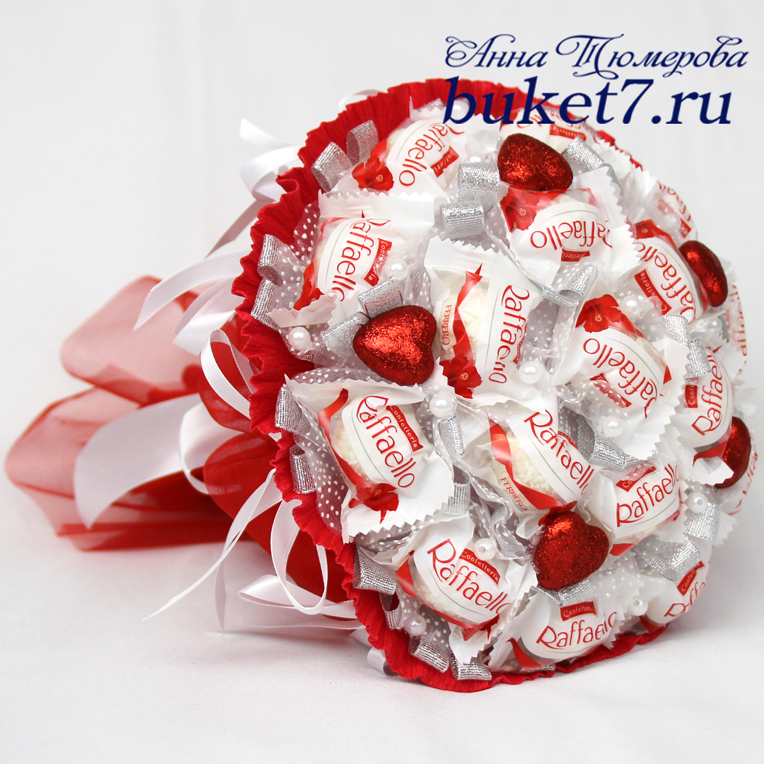 Букет из конфет Раффаэлло Своими руками