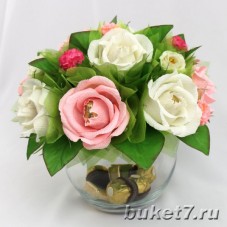 Конфетница с цветами