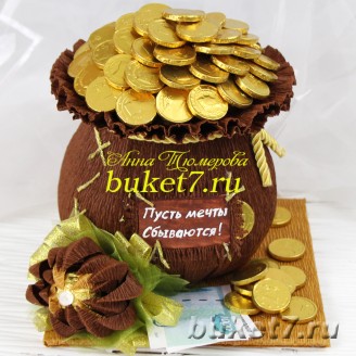 Фото МК Мешочек с деньгами